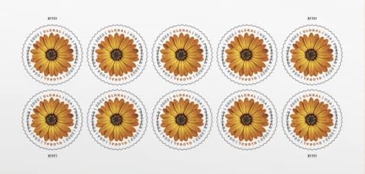 Global Round-Design Decorative Label Collection – Travel & International Theme for Letters and Projects 100pcs/Pack (10pcs/Booklet)