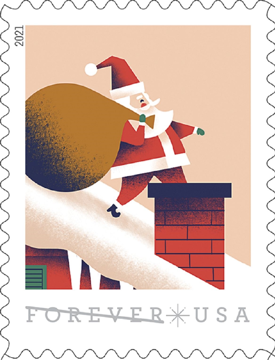 A Visit from St. Nick Forever Collection – Classic Holiday Artwork for Seasonal Greetings 100pcs/Pack (20pcs/Booklet)