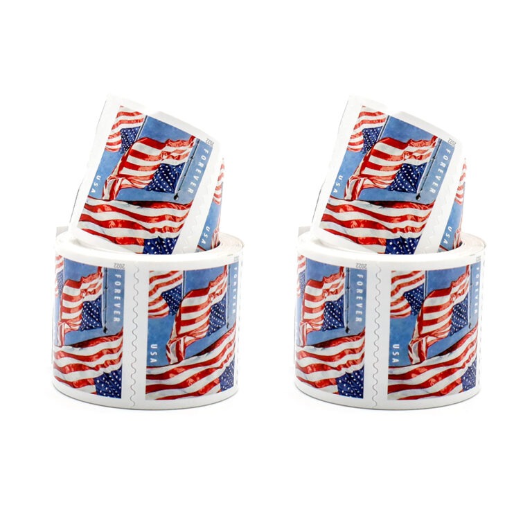 Flag 2022 Roll – Timeless Patriotic Design 100pcs/Pack (Coil)