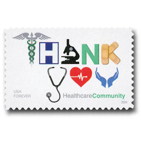 Thank You, Healthcare Heroes Collection – Honoring Care and Compassion in Every Message 100pcs/Pack (20pcs/Booklet)