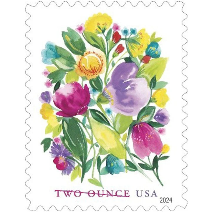 Wedding Blooms 2024 – Elegant Two-Ounce Floral Designs for Special Occasions 100pcs/Pack (20pcs/Booklet)