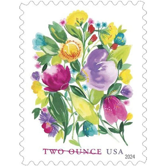 Wedding Blooms 2024 – Elegant Two-Ounce Floral Designs for Special Occasions 100pcs/Pack (20pcs/Booklet)
