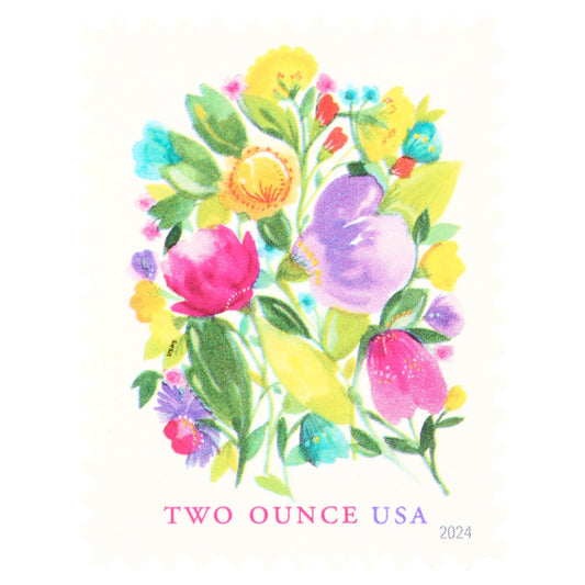 Wedding Blooms 2024 Collection – Elegant Two-Ounce Floral Designs 100pcs/Pack (20pcs/Booklet)
