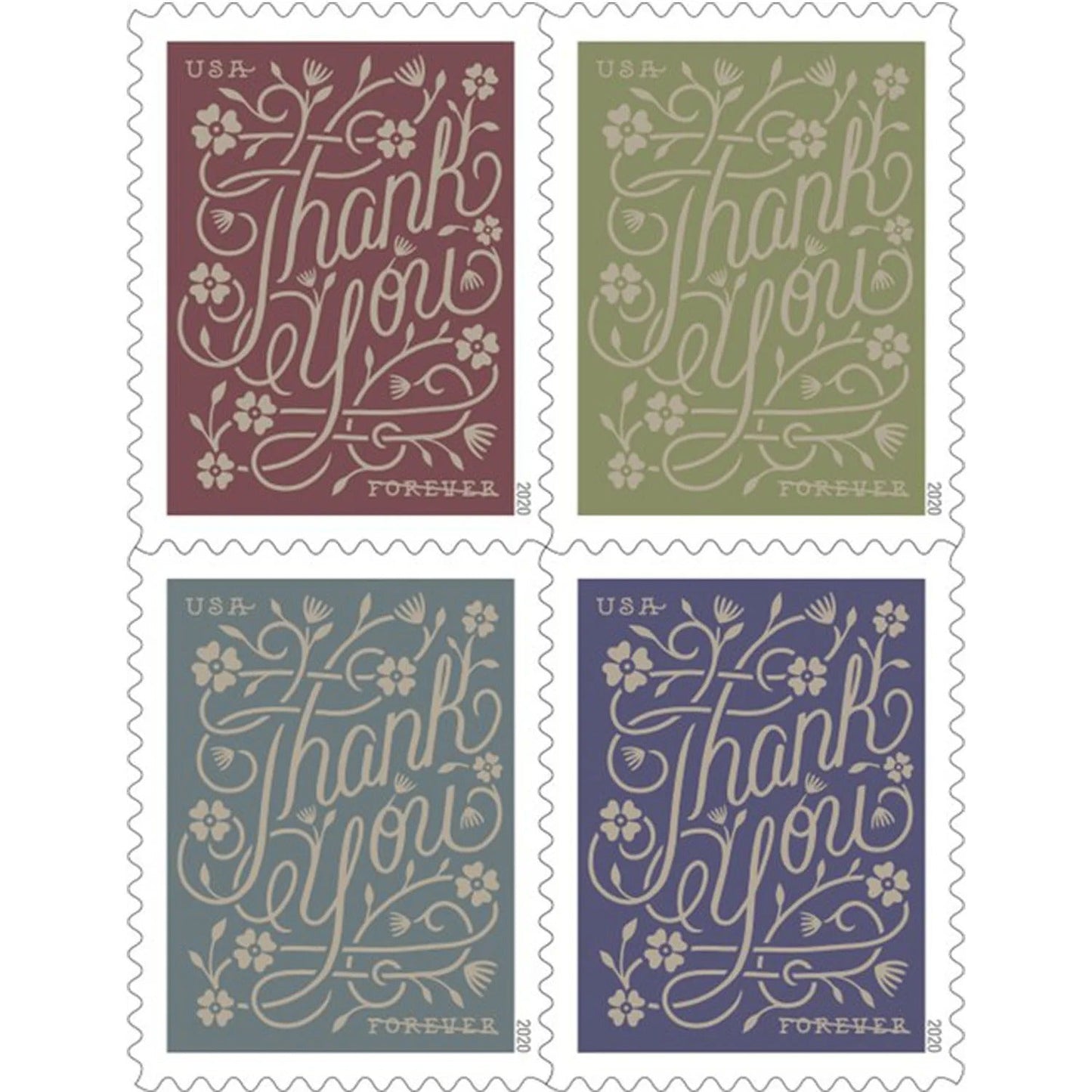 Thank You Appreciation Label Collection – Colorful Gratitude Designs for Weddings, Gifts, and Parties 100pcs/Pack (20pcs/Booklet)