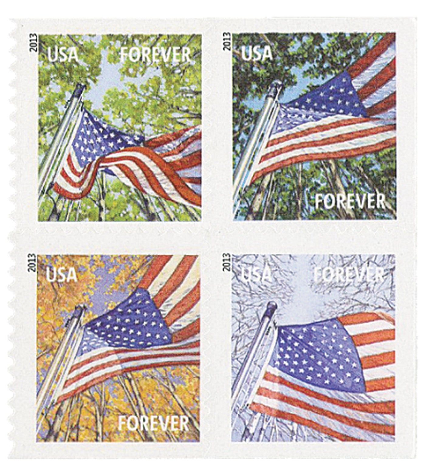 A Flag for All Seasons – 2013 Forever Collection | Roll of 100