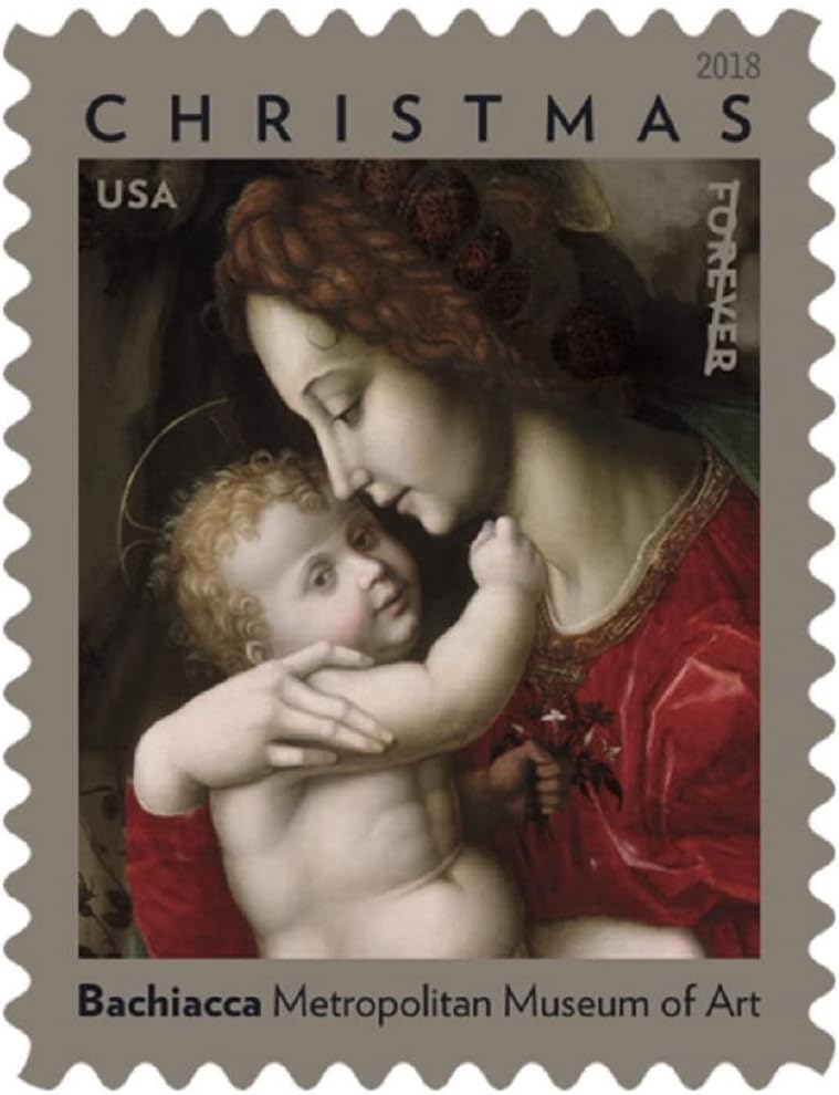 2018 Madonna and Child by Bachiacca Collection – Classic Renaissance-Inspired Designs 100pcs/Pack (20pcs/Booklet)